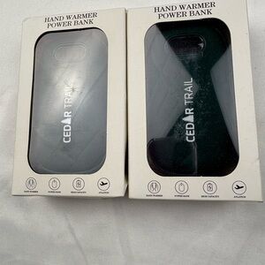 Hand Warmer Power Bank - Black and Gray